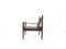 Rosewood and Leather Lounge Chair by Erik Wørts for Niels Eilersen 6