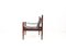 Rosewood and Leather Lounge Chair by Erik Wørts for Niels Eilersen, Image 6