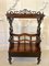 Antique Victorian Rosewood Canterbury Whatnot, 1850s 6