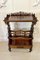 Antique Victorian Rosewood Canterbury Whatnot, 1850s 1