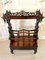 Antique Victorian Rosewood Canterbury Whatnot, 1850s 7