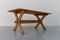 Vintage Danish Brutalist Oak Dining Table attributed to Henning Kjærnulf, 1950s, Image 6