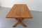 Vintage Danish Brutalist Oak Dining Table attributed to Henning Kjærnulf, 1950s 16