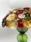 Lámpara de mesa vintage de cristal de Murano, años 70, Imagen 6