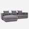 Scandinavian Corner Sofa Kopenhaga in Graphite 2