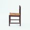 Vintage Stühle aus Palisander & Stroh im Stil von Vico Magistretti, 1960er, 4er Set 4