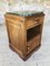 Art Deco Walnut Nightstand with Green Marble Top, 1930s, Image 21