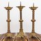 19th Century Altar Candlesticks in Bronze, Set of 3, Image 1