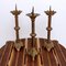 19th Century Altar Candlesticks in Bronze, Set of 3, Image 9