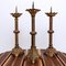 19th Century Altar Candlesticks in Bronze, Set of 3, Image 8