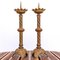 19th Century Altar Candlesticks in Bronze, Set of 3, Image 2