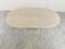 Vintage Oval Travertine Dining Table, 1970s, Image 5