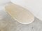 Vintage Oval Travertine Dining Table, 1970s, Image 3