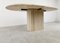 Vintage Oval Travertine Dining Table, 1970s, Image 11