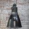 Lampade a sospensione vintage industriali smaltate nere, Immagine 4