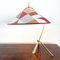 Vintage Table Lamp in Fabric and Metal, 1960s 2