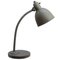 French Industrial Gray Metal Desk Lamp 1