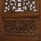 Four Panel Screen with Flower Vase Carvings 9