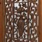 Four Panel Screen with Flower Vase Carvings 6