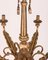 Lámpara de araña italiana de latón dorado, años 50, Imagen 14