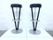 Vintage Bar Stools in Aluminum and Leather, 1970s, Set of 2, Image 1