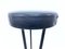 Vintage Bar Stools in Aluminum and Leather, 1970s, Set of 2 7