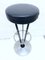 Vintage Bar Stools in Aluminum and Leather, 1970s, Set of 2, Image 6