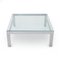 Steel and Glass Coffee Table by Alberto Rosselli for Saporiti, 1970s 4