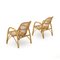 527 Rattan Armchair by Werther Toffoloni and Piero Palange for Gervasoni, 1950s, Set of 2, Image 5
