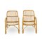 527 Rattan Armchair by Werther Toffoloni and Piero Palange for Gervasoni, 1950s, Set of 2 3