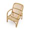 527 Rattan Armchair by Werther Toffoloni and Piero Palange for Gervasoni, 1950s, Set of 2 8