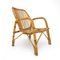 527 Rattan Armchair by Werther Toffoloni and Piero Palange for Gervasoni, 1950s, Set of 2, Image 9