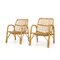 527 Rattan Armchair by Werther Toffoloni and Piero Palange for Gervasoni, 1950s, Set of 2 1