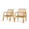 527 Rattan Armchair by Werther Toffoloni and Piero Palange for Gervasoni, 1950s, Set of 2, Image 1