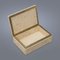 Box, Pen Holder and Paperweight in Travertine, 1970s, Set of 3 6