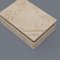 Box, Pen Holder and Paperweight in Travertine, 1970s, Set of 3, Image 5
