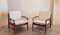 Armchairs in Teak by Arne Vodder for Glostrup, 1960s, Set of 2 1