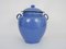 Pot Vintage avec Vernisse Bleu 1