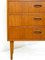 Vintage Bedside Table with Drawers, 1960s 5
