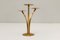 Bauhaus Candlesticks in Brass by Alfred Schäffer, 1950s, Image 5