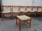 Oak Chairs and Stool from Vanda Watervliet, Belgium, 1960s, Set of 9, Image 22