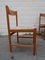 Oak Chairs and Stool from Vanda Watervliet, Belgium, 1960s, Set of 9 20