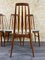 Eva Dining Chairs in Teak by Niels Koefoed for Hornslet, 1970s, Set of 4 5