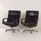 Black Leather F154 Swivel Chairs by Geoffrey Harcourt for Artifort, 1980s, Set of 2 5