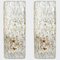 Gilded and Textured Glass Wall Lights attributed to J. T. Kalmar, Austria, 1960s, Set of 2 2