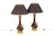 Porcelain and Gilt Bronze Lamps, 1880, Set of 2 1