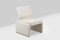 White Bouclé Low Chairs, 1970s, Set of 2, Image 2