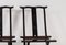 Chinese Ebonised Folding Occasional Chairs, 1890s, Set of 2 14