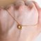 Vintage 18k Yellow Gold Light Point Necklace with Huit-Huit Cut Diamond, 1970s, Image 11