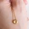 Vintage 18k Yellow Gold Light Point Necklace with Huit-Huit Cut Diamond, 1970s 2